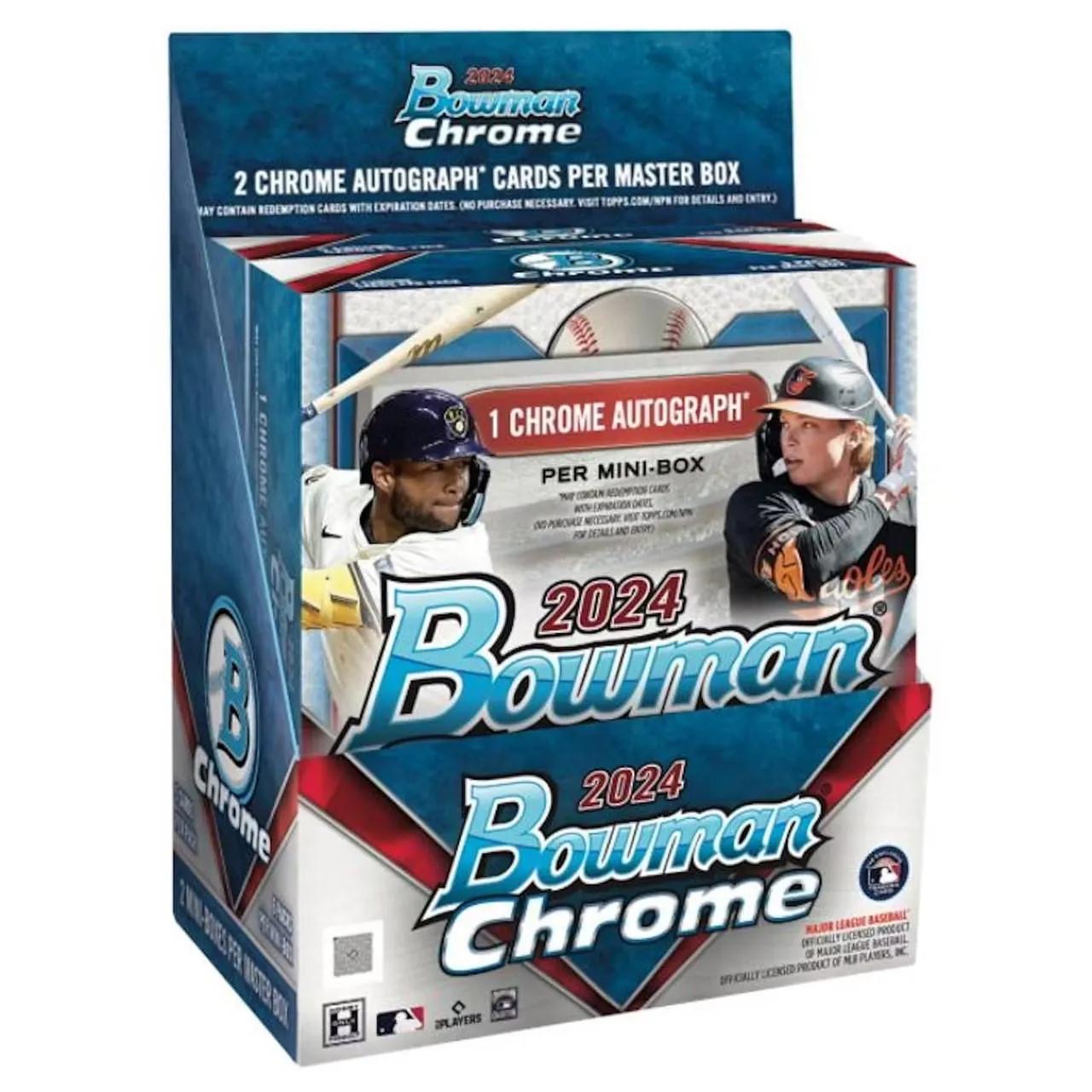 #MLB012 2024 Bowman Chrome Hobby Box